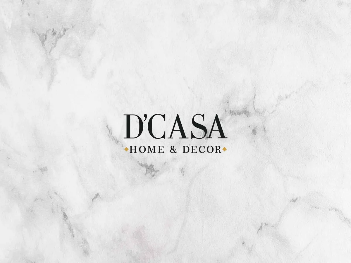 Criação de marca e identidade visual D'Casa Home & Decor, pela Caviar Criativo